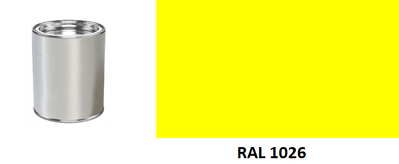 Fluorescenčná farba ral 1026 0,9l